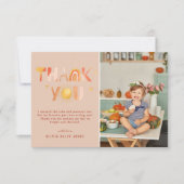 Sunshine Boho Rainbow | Foto Vielen Dank Dankeskarte (Vorderseite)