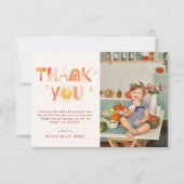 Sunshine Boho Rainbow | Foto Vielen Dank Dankeskarte (Vorderseite)