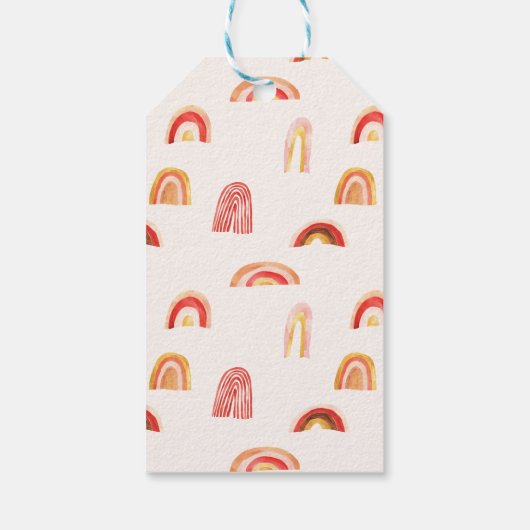 Sunshine Boho Rainbow | Vielen Dank Geschenkanhänger (Rückseite)