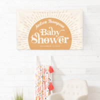 Sunshine Boho Yellow Baby Dusche