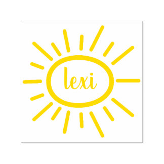 Sunshine Briefmarke Permastempel