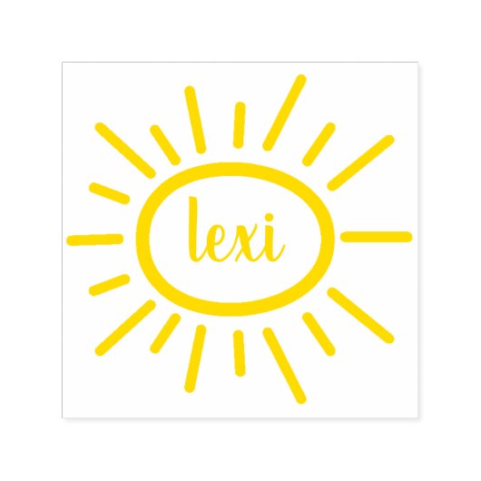 Sunshine Briefmarke Permastempel (Design)