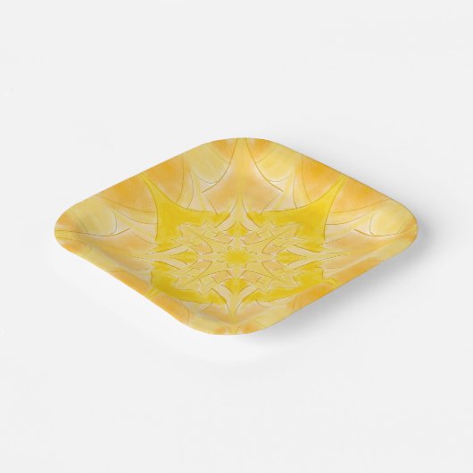 Sunshine Bright Pappteller (Gewinkelt)