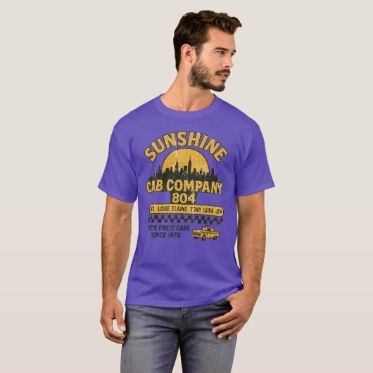 Sunshine Cab Company – Tribute T-Shirt (Vorne ganz)