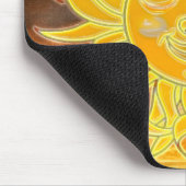 Sunshine Celetial Sun New Age Mousepad (Ecke)
