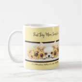 Sunshine Chihuahua Sonnenblume Wasserfarben Dog Fl Kaffeetasse (Links)