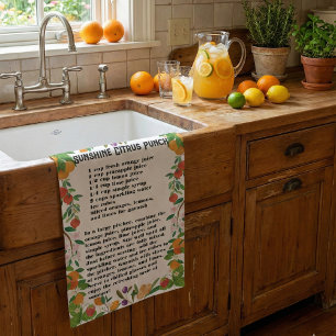 Sunshine Citrus Punch Geschirrtuch