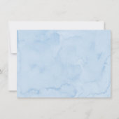 Sunshine Clouds Blue Birthday Vielen Dank Dankeskarte (Rückseite)