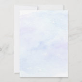 Sunshine Clouds Boy Blue Einladung (Rückseite)