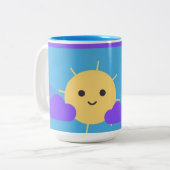 Sunshine Coffee Cup Zweifarbige Tasse (Vorderseite Links)