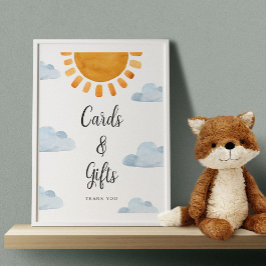 Sunshine Crads and Gifts Sign Poster
