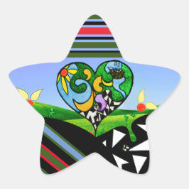 SUNSHINE CREATIVS! Staraufkleber Stern-Aufkleber