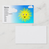 Sunshine Custom Visitenkarte (Vorne/Hinten)