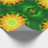 Sunshine Dahlias.... Geschenkpapier (Ecke)