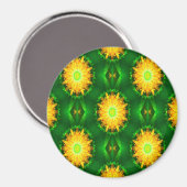 Sunshine Dahlias.... Magnet (Vorderseite/Rückseite)