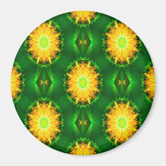 Sunshine Dahlias.... Magnet (Vorne)