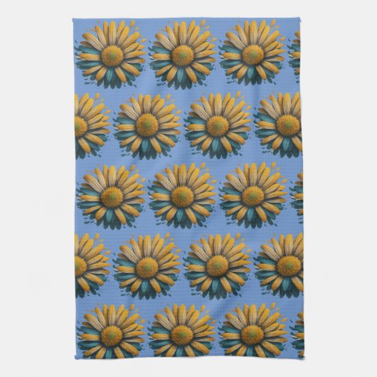 Sunshine Daisy soft Geschirrtuch (Vertikal)