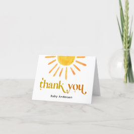 Sunshine Danke-Card Dankeskarte