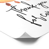 Sunshine Danke, dass du gekommen bist Poster (Ecke)