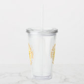 Sunshine Dankeschön Lehrer modern elegant Acryltrinkbecher (Rechts)