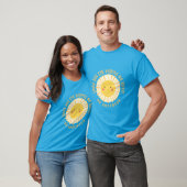 Sunshine Dankeschön Lehrer modern elegant T-Shirt (Unisex)