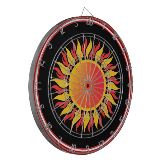 Sunshine Dart Board Dartscheibe (Vorderseite Links)
