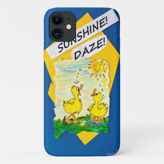 "Sunshine Daze" iPhone 11 Fall Case-Mate iPhone Hülle (Rückseite)