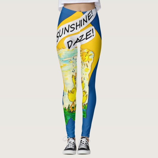 "Sunshine Daze" Leggings (Vorderseite)