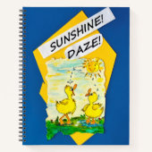"Sunshine Daze" Notizblock (Vorderseite)