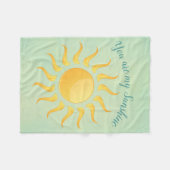 Sunshine Design Fleece Blanket (Vorderseite (Horizontal))