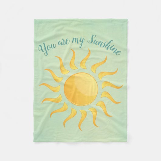 Sunshine Design Fleece Blanket (Vorderseite)