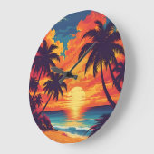 SUNSHINE DESIGN POSTER GROßE WANDUHR (Winkel)