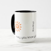 Sunshine Dharma Tasse (Vorderseite Links)