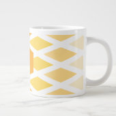 Sunshine Diamond Ombre Monogram Jumbo-Tasse (Rechts)