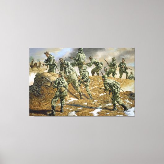 Sunshine Division in Korea von Rick Reeves Print Leinwanddruck (Vorderseite)