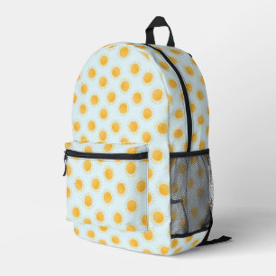Sunshine Doodle Day Pattern Bedruckter Rucksack
