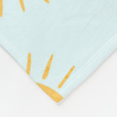 Sunshine Doodle Day Pattern Fleecedecke (Ecke)