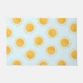 Sunshine Doodle Day Pattern Fußmatte (Vorderseite)