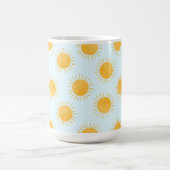Sunshine Doodle Day Pattern Kaffeetasse (Mittel)