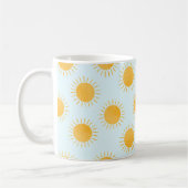 Sunshine Doodle Day Pattern Kaffeetasse (Links)