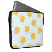 Sunshine Doodle Day Pattern Laptopschutzhülle (Vorne Rechts)