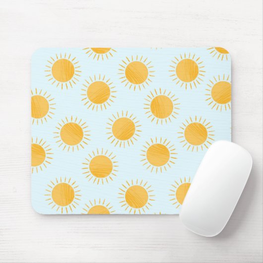 Sunshine Doodle Day Pattern Mousepad (Mit Mouse)