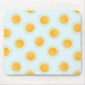 Sunshine Doodle Day Pattern Mousepad (Vorne)