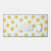Sunshine Doodle Day Pattern Schreibtischunterlage (Tastatur & Maus)