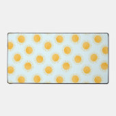 Sunshine Doodle Day Pattern Schreibtischunterlage (Vorderseite)