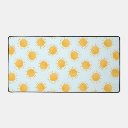 Sunshine Doodle Day Pattern Schreibtischunterlage (Vorderseite)