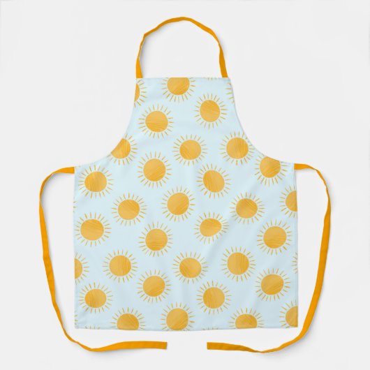 Sunshine Doodle Day Pattern Schürze (Vorderseite)