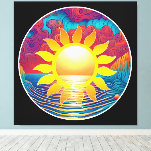 Sunshine Dream Leinwanddruck (Insitu (Holzboden))