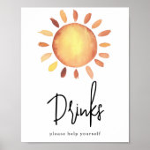 Sunshine Drinks Poster (Vorne)