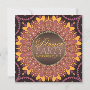 Sunshine Earth Liebe Dinner Party Einladung